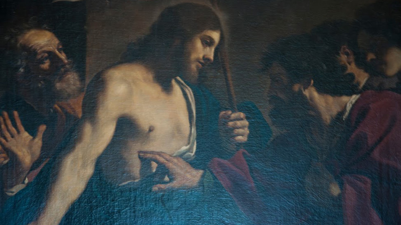 The Incredulity of St Thomas by Guercino