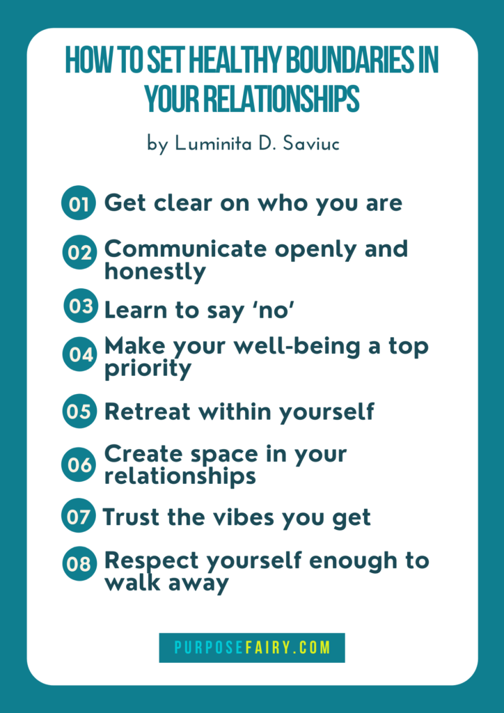 7 Ways To Maintain Healthy Boundaries 8 Steps to Create Healthy Boundaries in Your Relationships